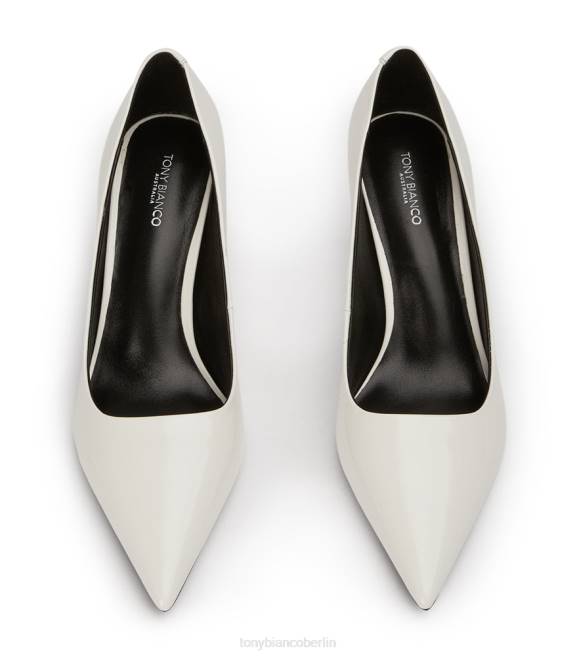 niedrige Absätze| de Tony Bianco Frauen Billy Heels Weiß hochglänzend 4624249